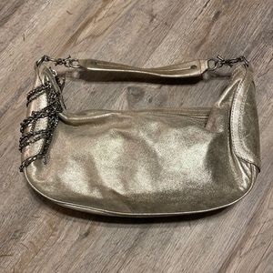 Vintage Juicy Couture Gold Leather Purse